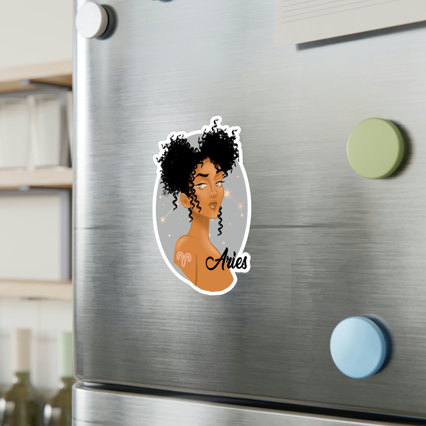 Zodiac Girls Aries Kiss-Cut Vinyl Decals