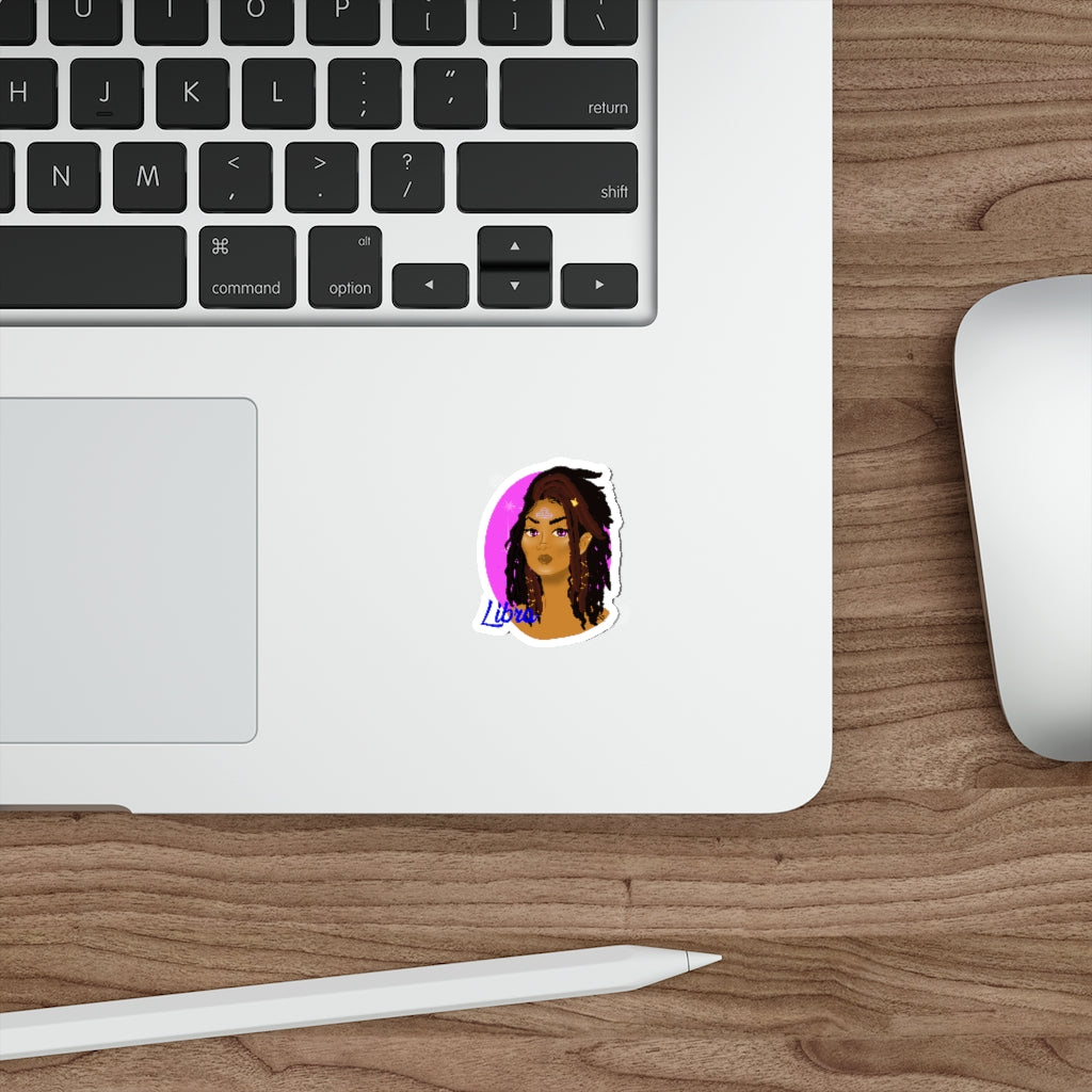 Zodiac Girls "Libra" Die-Cut Stickers