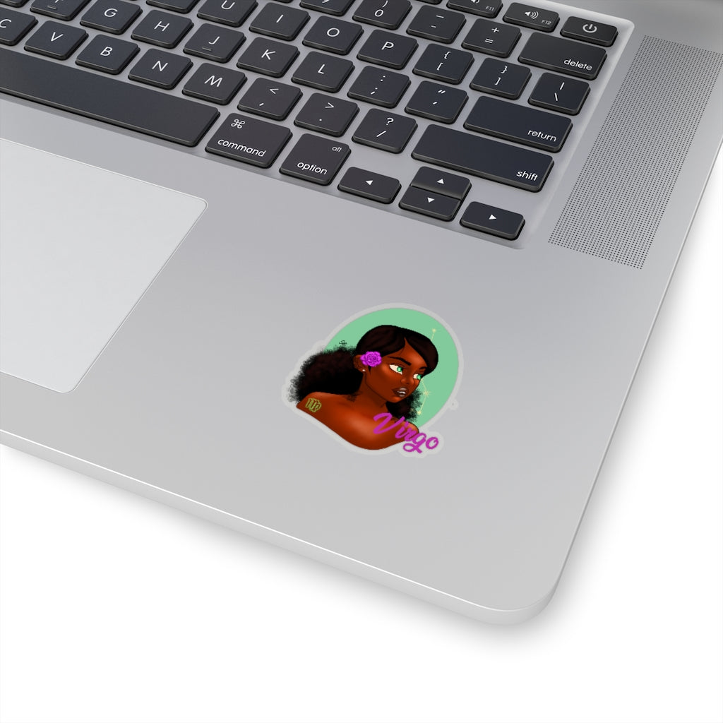 Zodiac Girls Virgo Kiss-Cut Stickers