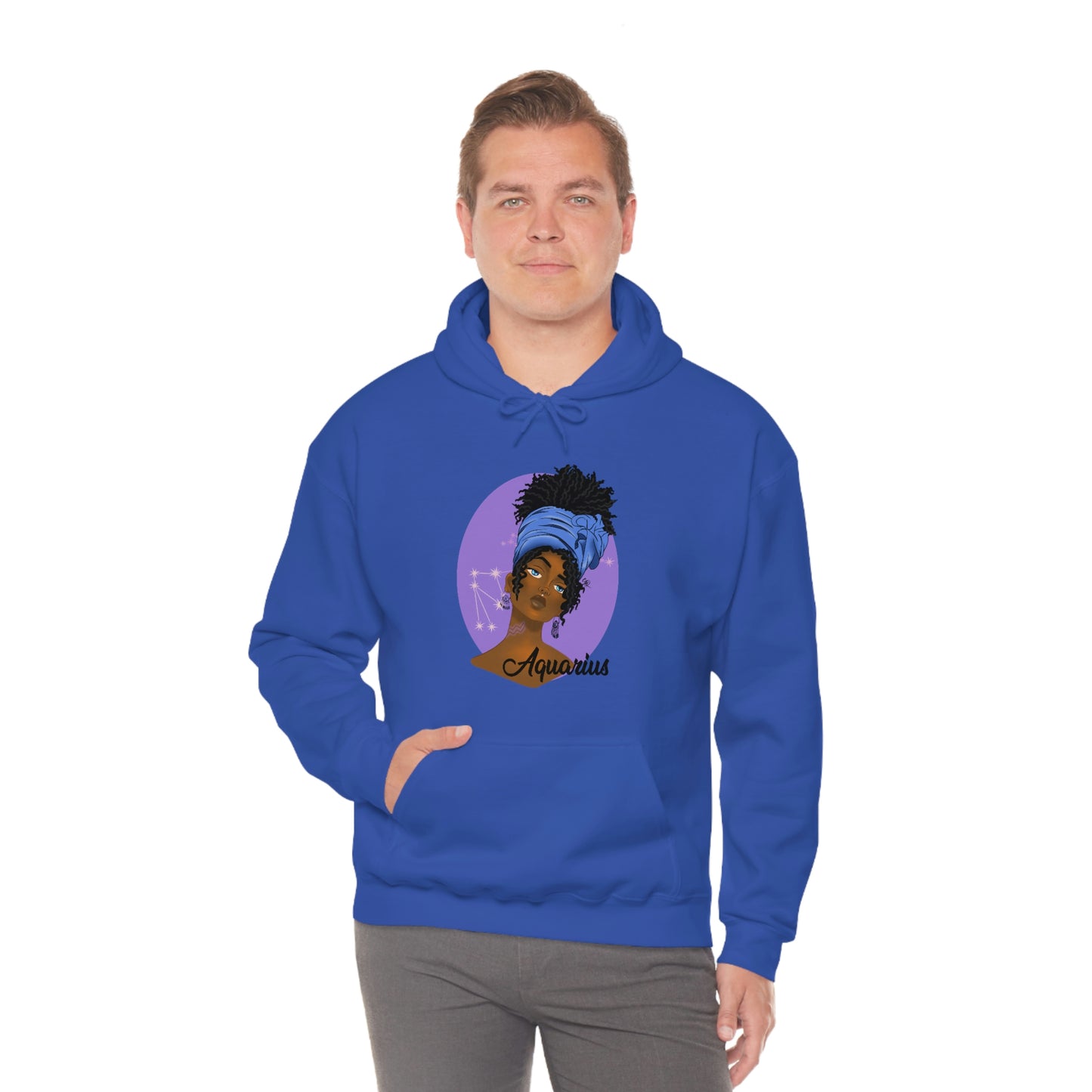 Zodiac Girls Aquarius Unisex Hooded Sweatshirt