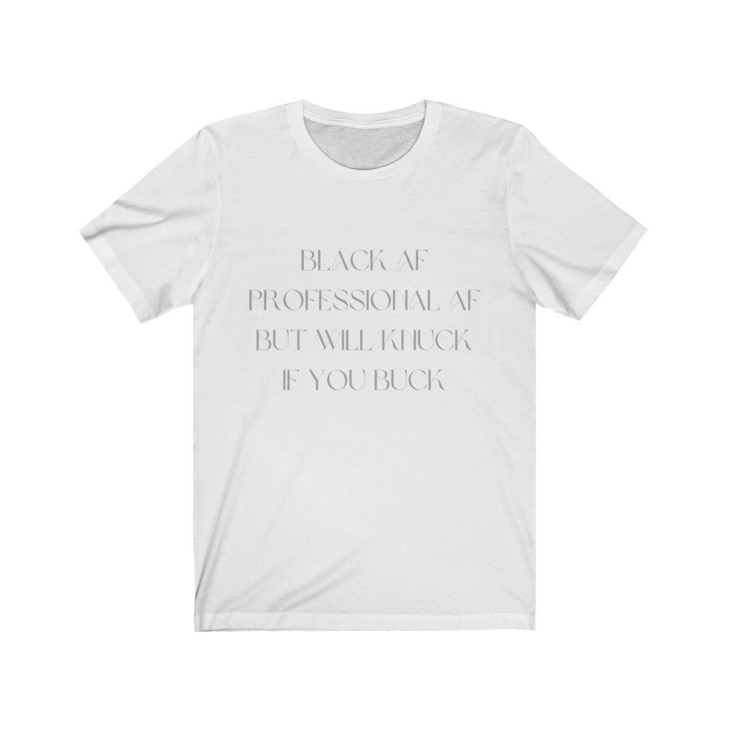 For The Culture - Black AF Short Sleeve Tee