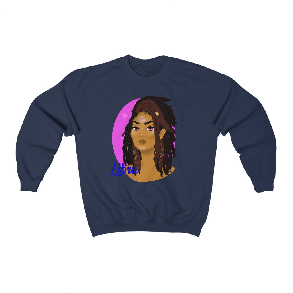 Zodiac Girls "Libra" Unisex Crewneck Sweatshirt
