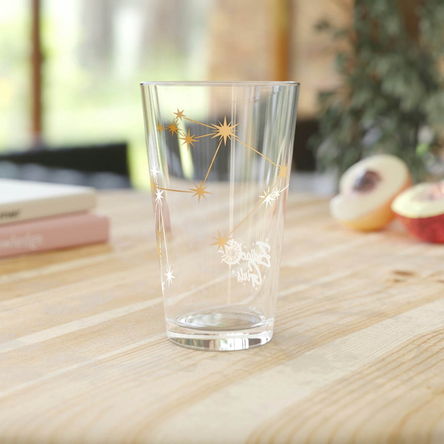 Zodiac Girls Aquarius Pint Glass, 16oz