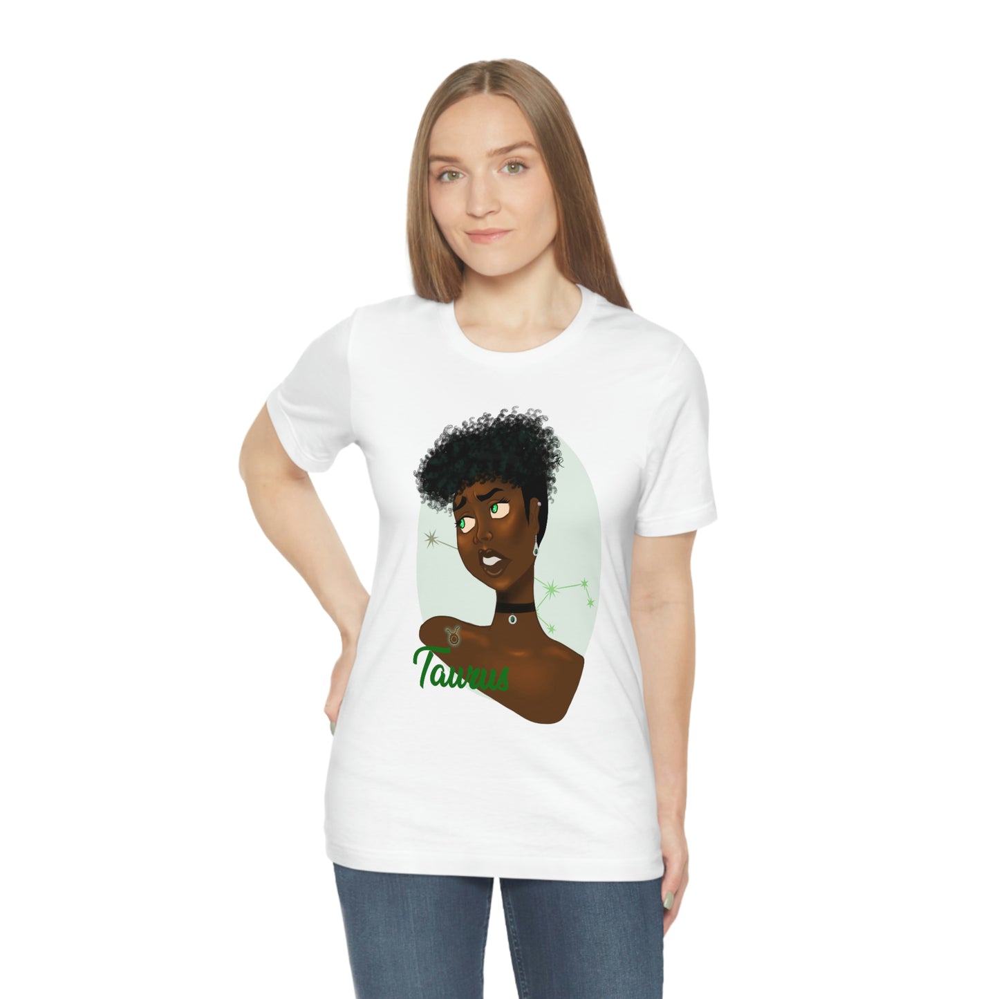 Zodiac Girls Taurus Unisex Jersey Short Sleeve Tee