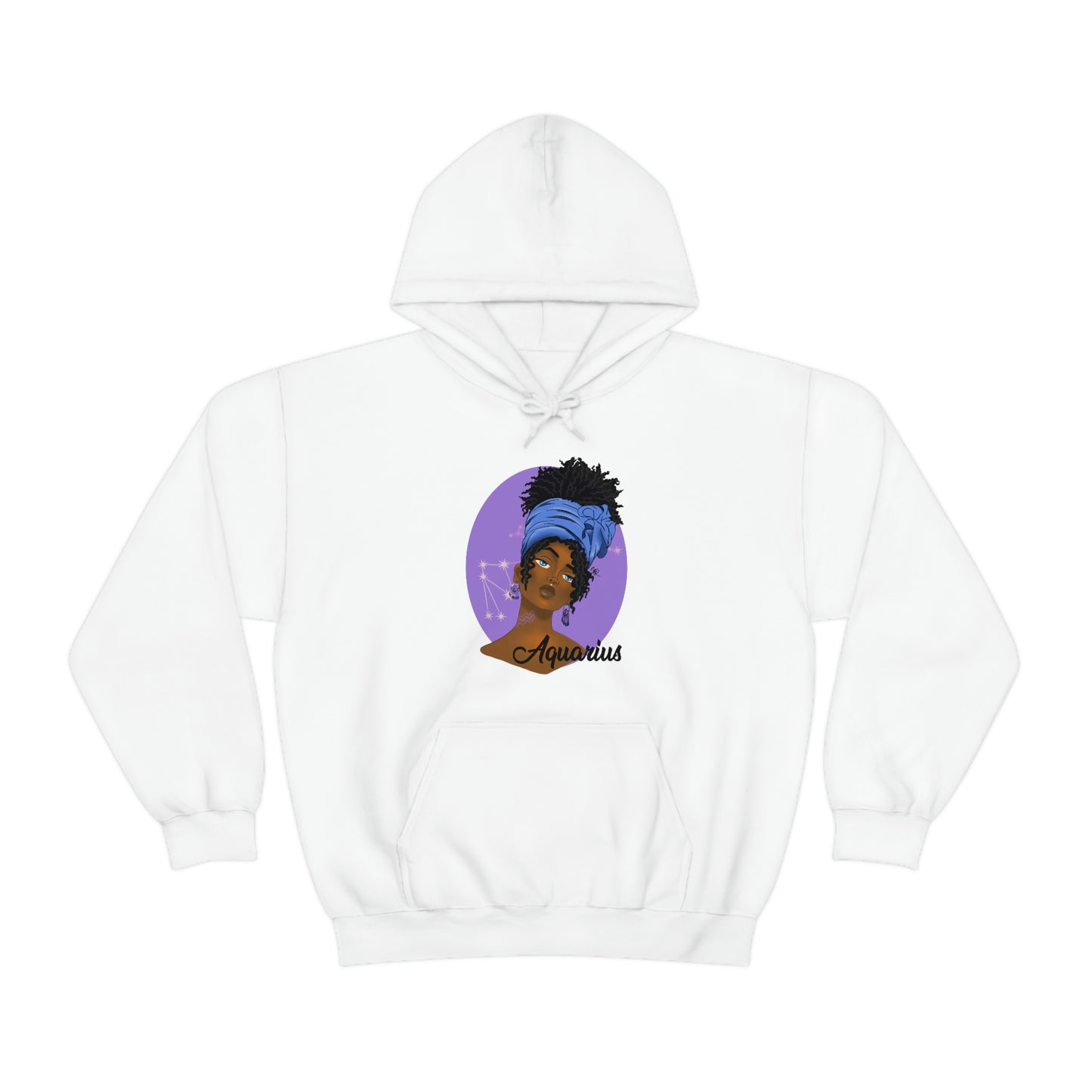Zodiac Girls Aquarius Unisex Hooded Sweatshirt