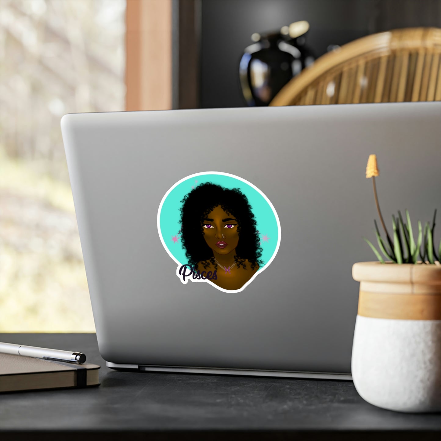 Zodiac Girls "Pisces" Kiss-Cut Vinyl Decals
