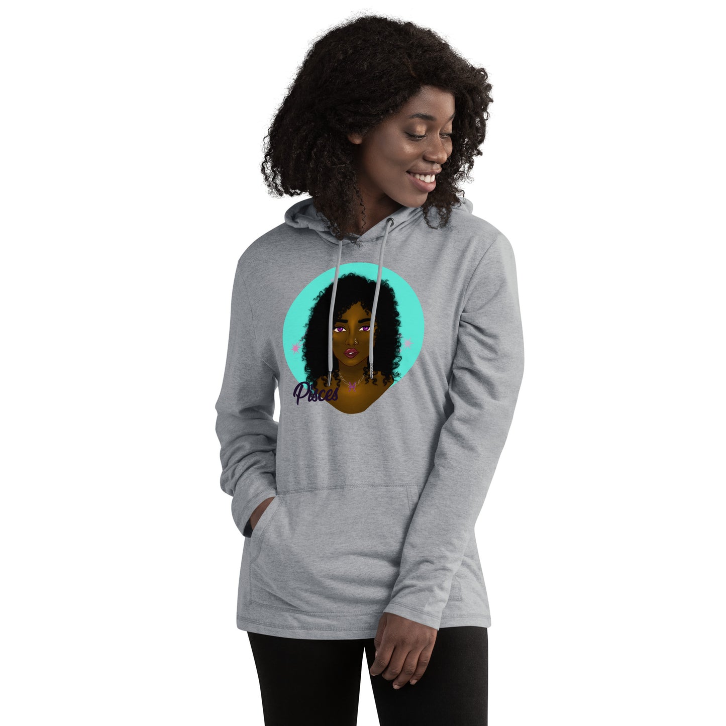 Zodiac Girls "Pisces" Unisex Lightweight Hoodie