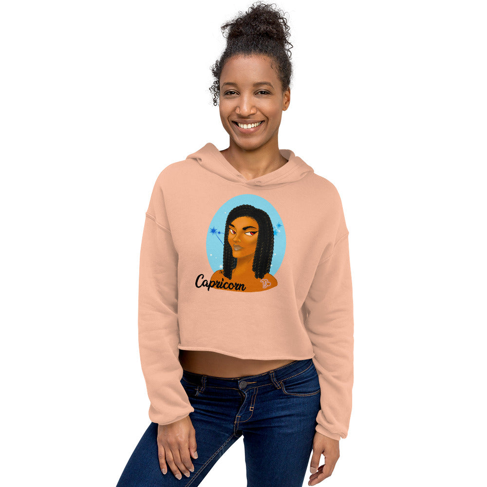 Zodiac Girls "Capricorn" Crop Hoodie