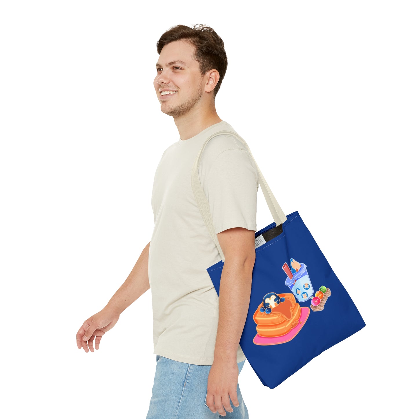 Penguin Breakfast Tote Bag (AOP)