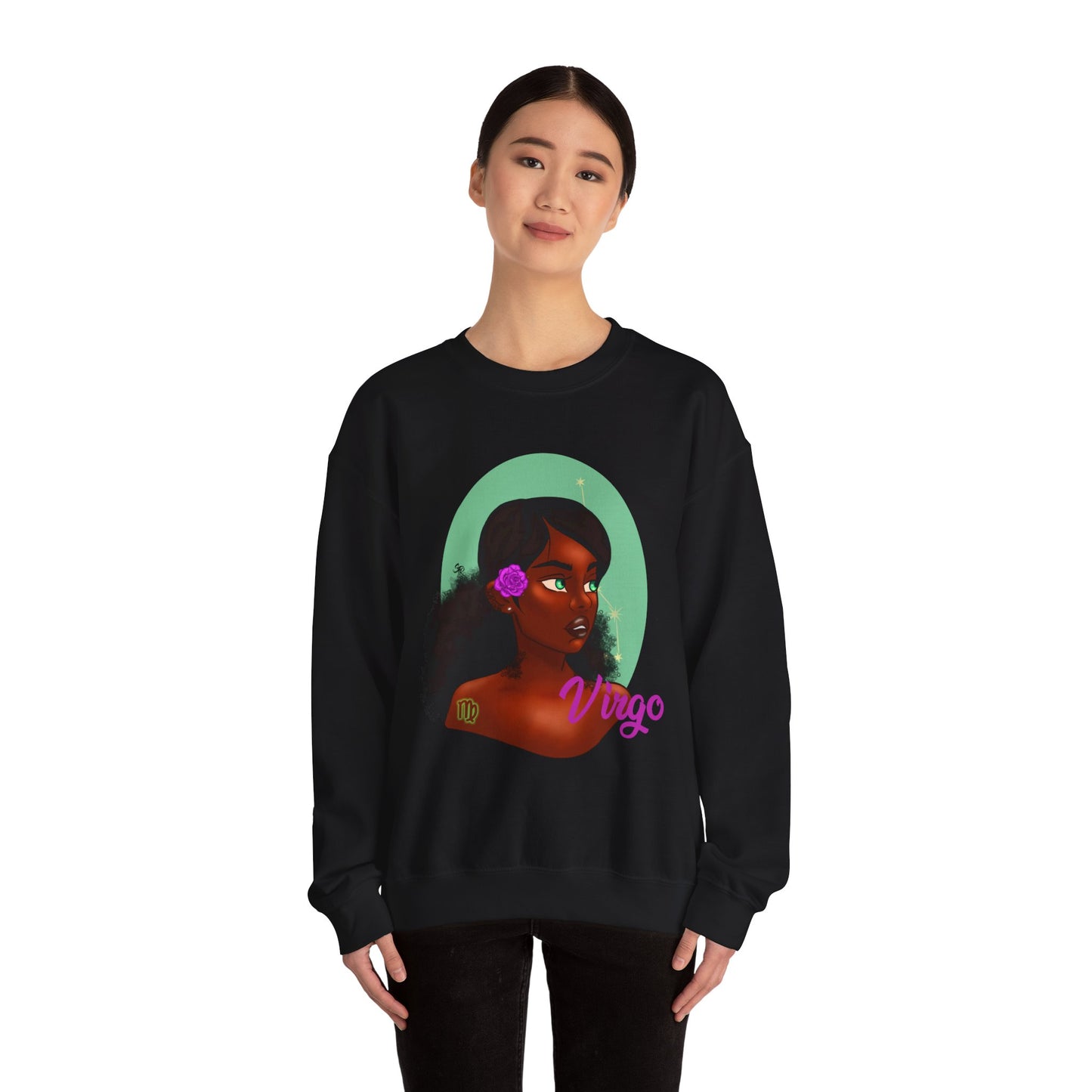 Zodiac Girls Virgo Unisex Heavy Blend™ Crewneck Sweatshirt