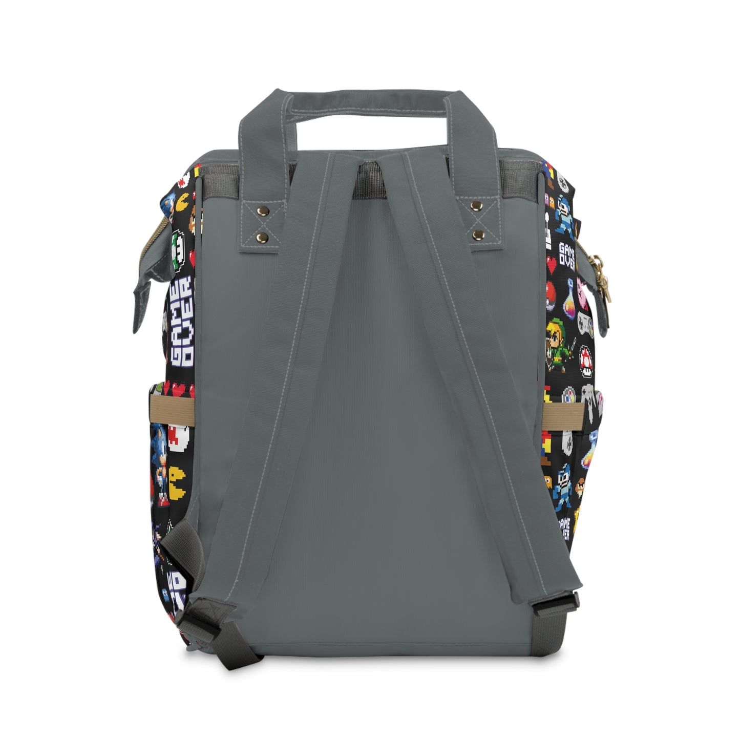 Retro Gamer Multifunctional Diaper Backpack