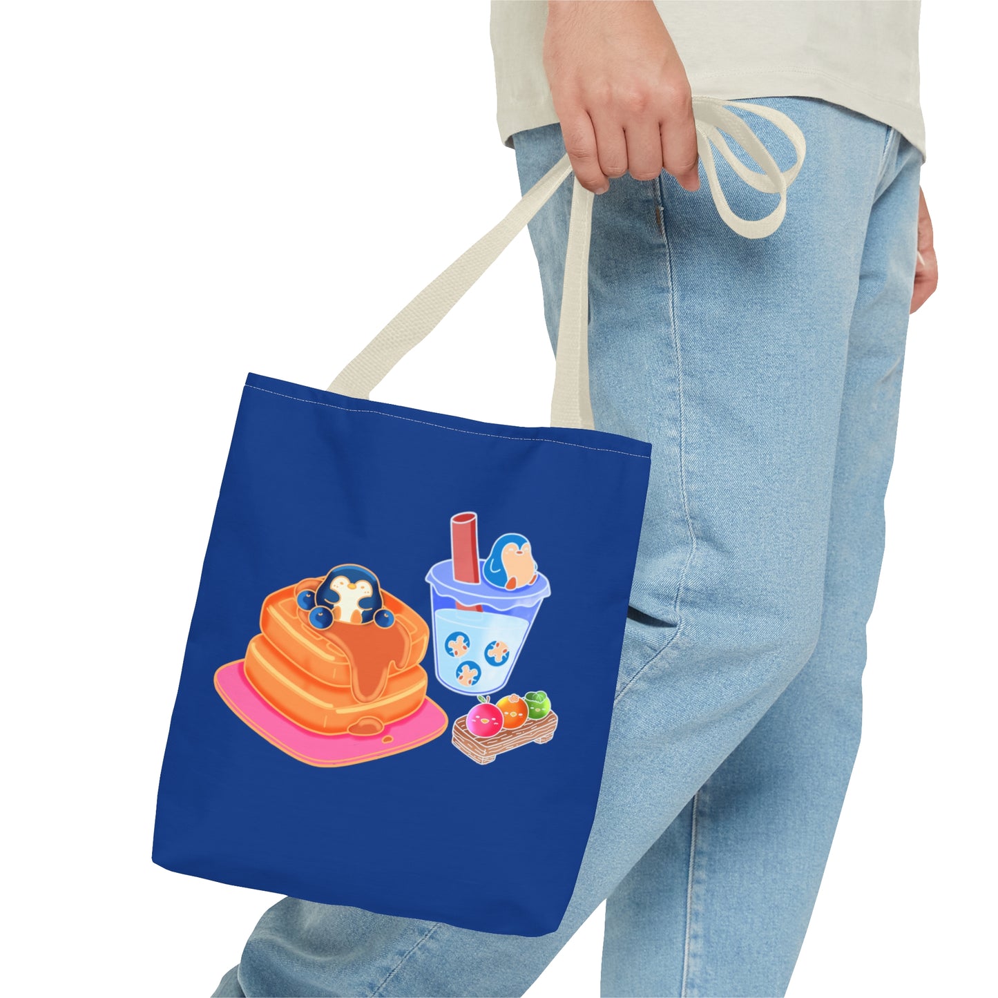 Penguin Breakfast Tote Bag (AOP)