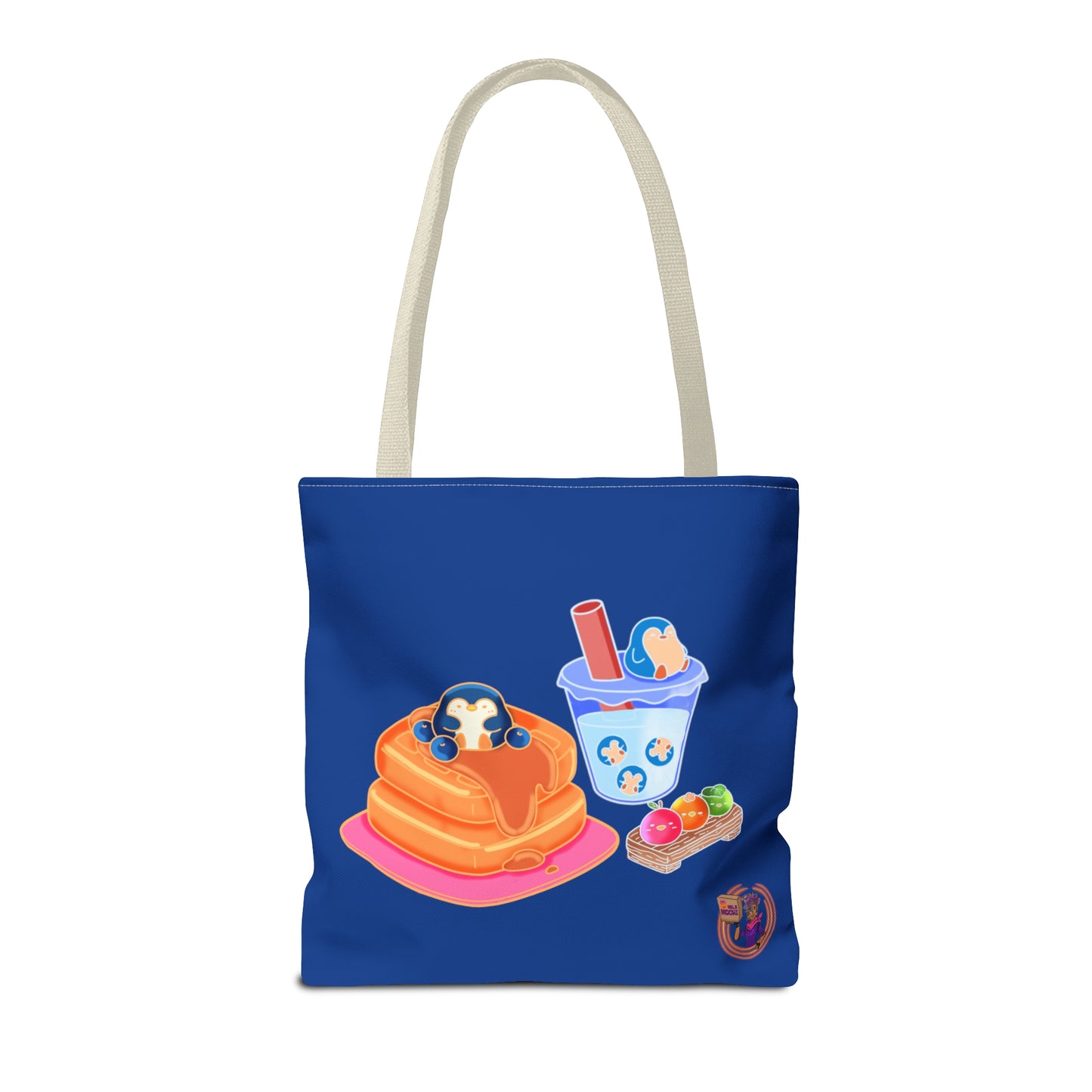 Penguin Breakfast Tote Bag (AOP)