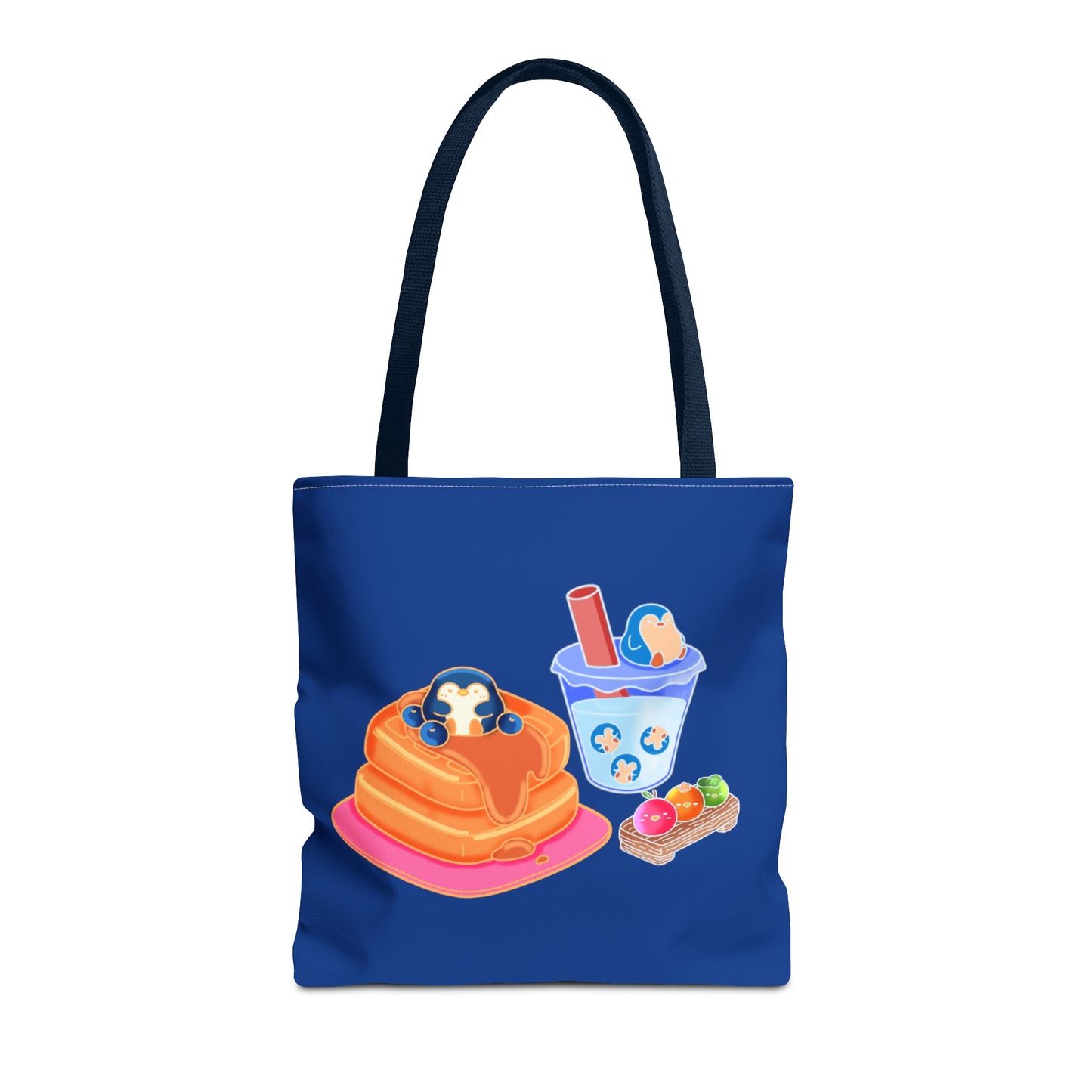 Penguin Breakfast Tote Bag (AOP)