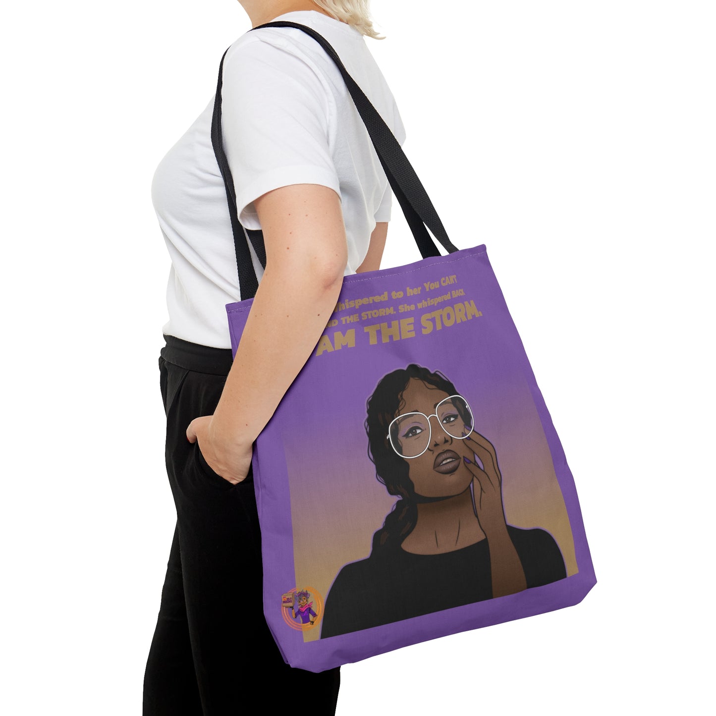 I am the STORM AOP Tote Bag