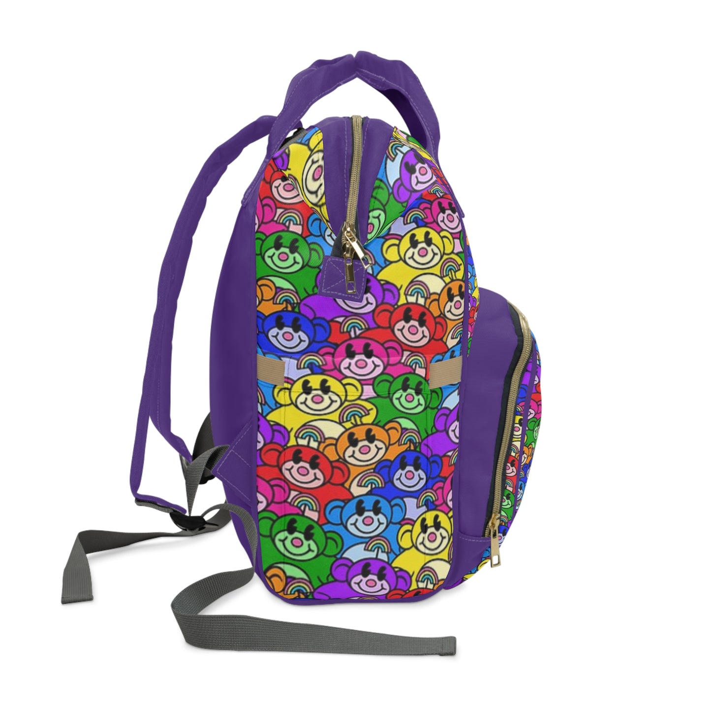 Rainbow Multifunctional Diaper Backpack