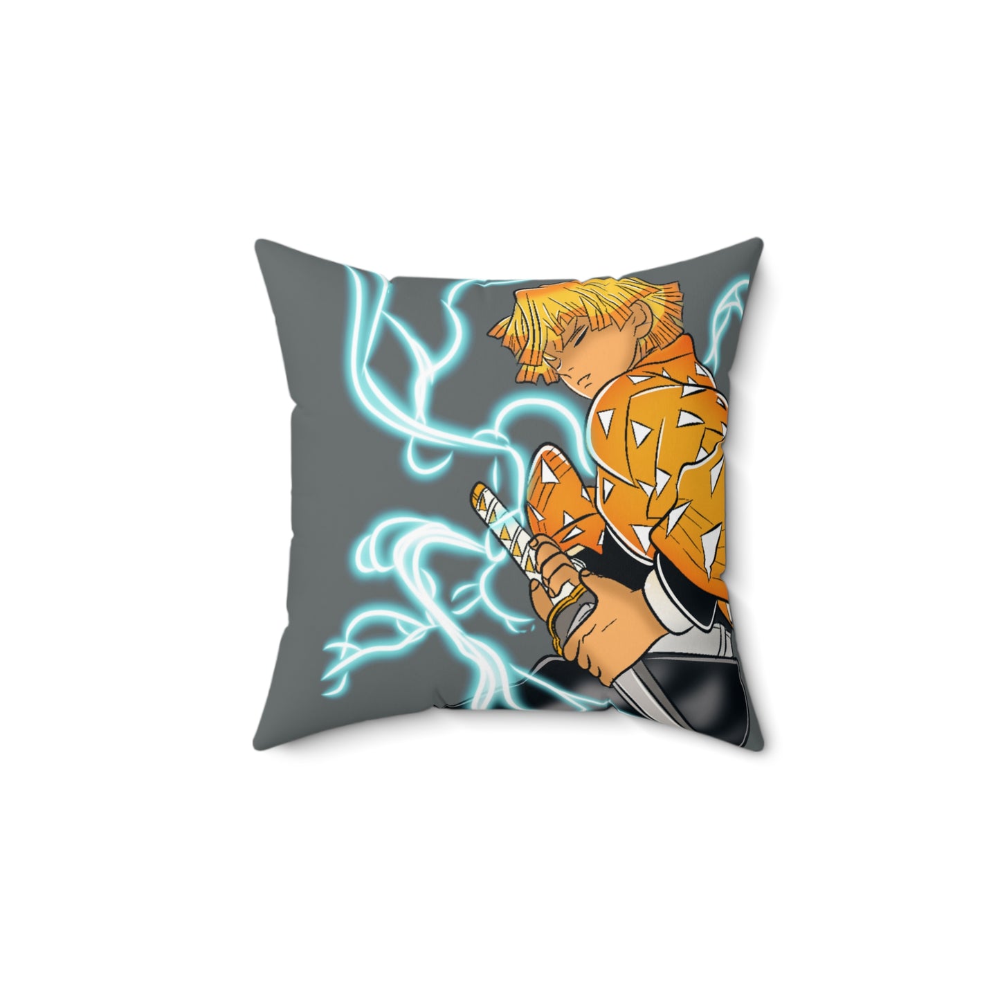 Thunder Breathing Spun Polyester Square Pillow