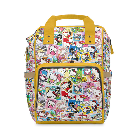 Kitty and Friends Multifunctional Diaper Backpack