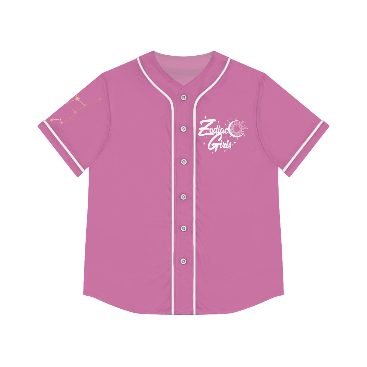 Zodiac Girls Virgo Women's Baseball Jersey (AOP)