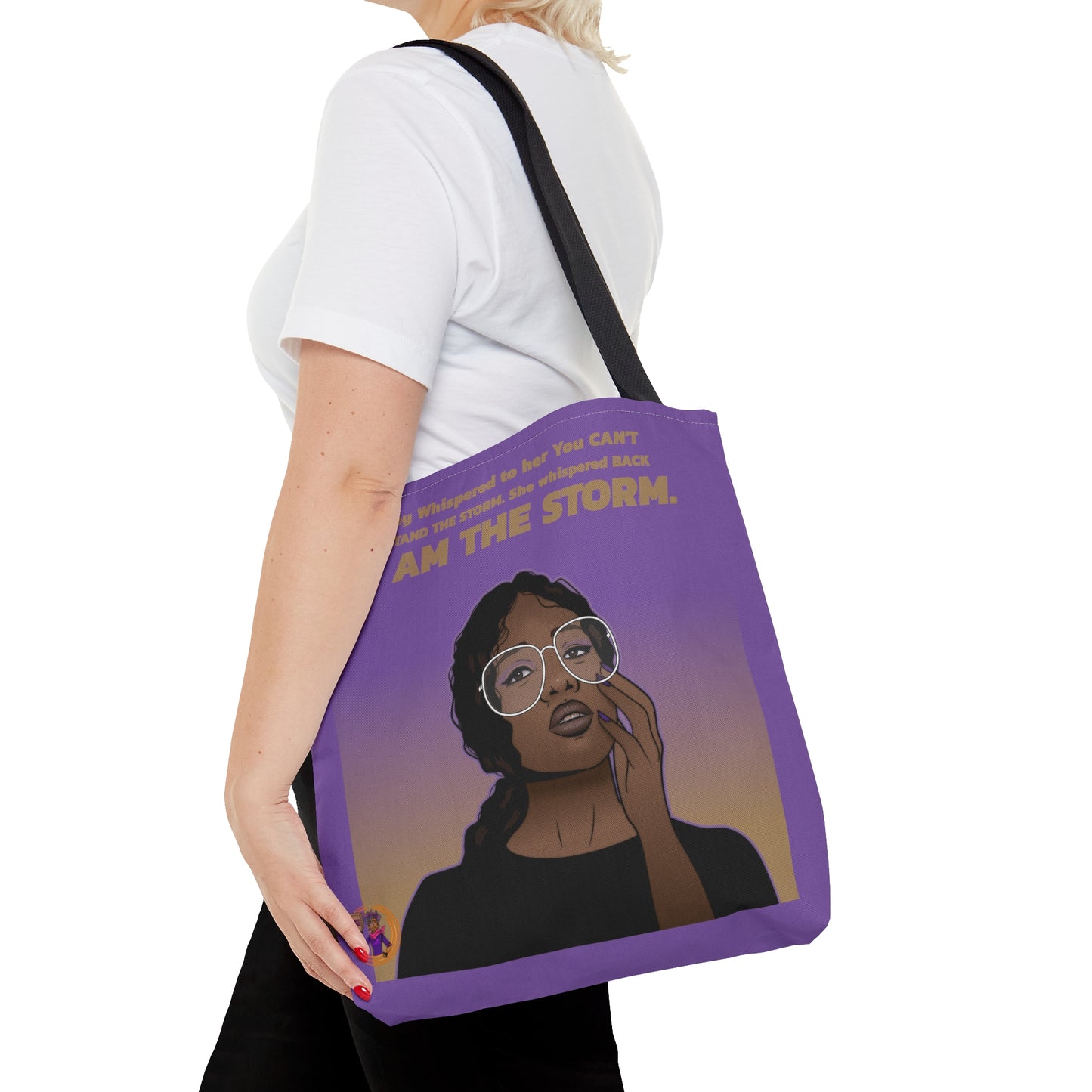 I am the STORM AOP Tote Bag