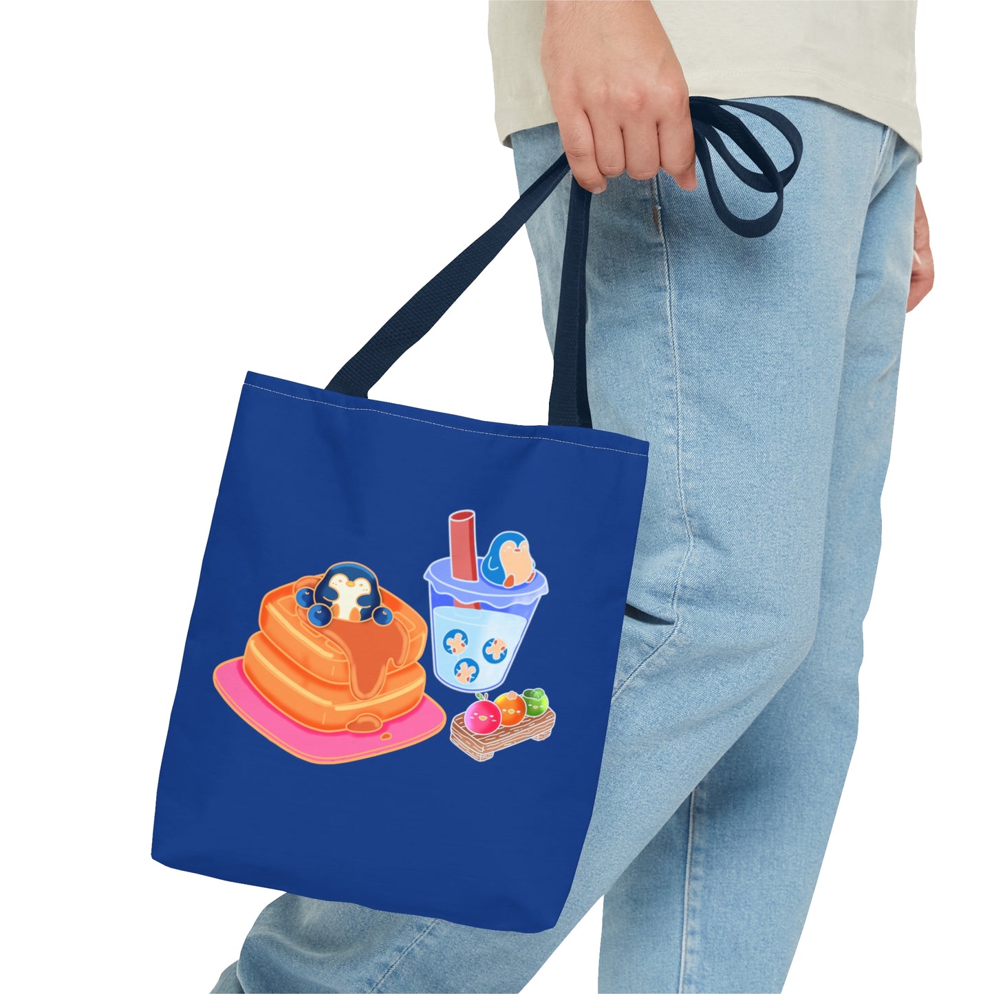 Penguin Breakfast Tote Bag (AOP)