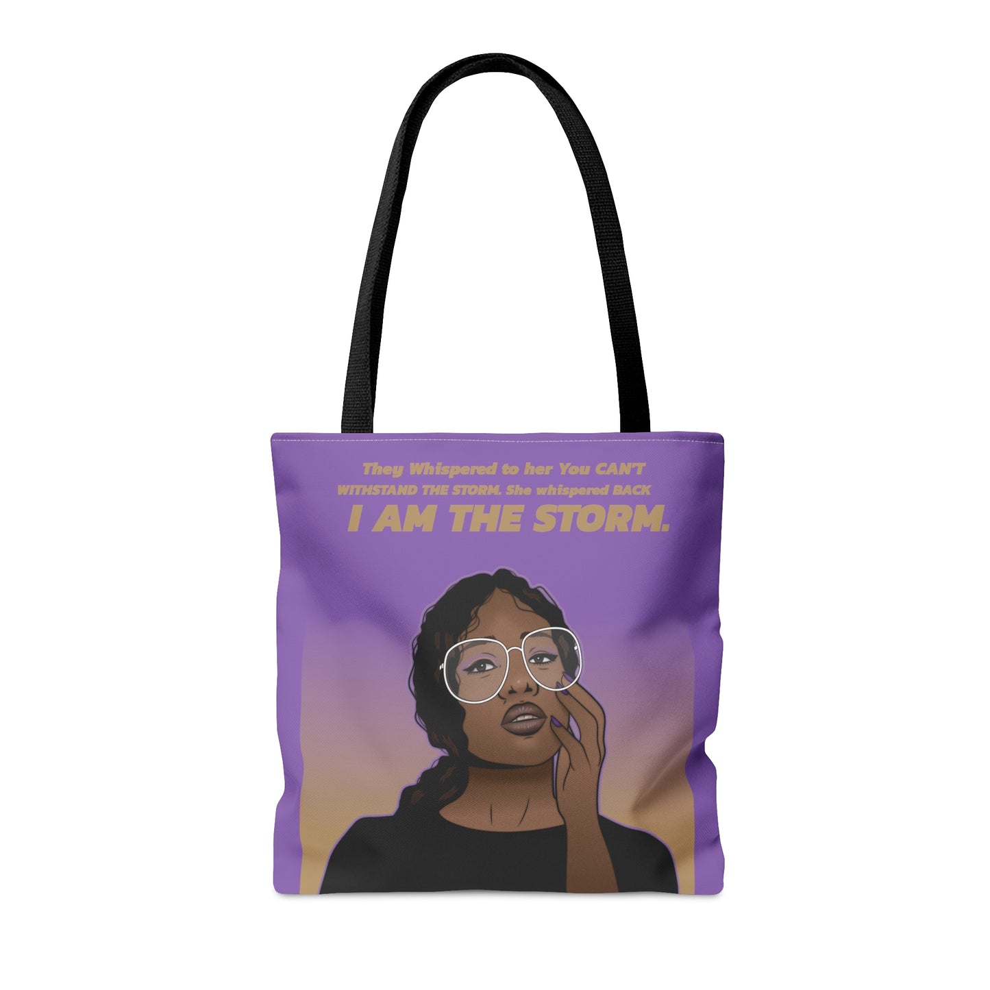 I am the STORM AOP Tote Bag