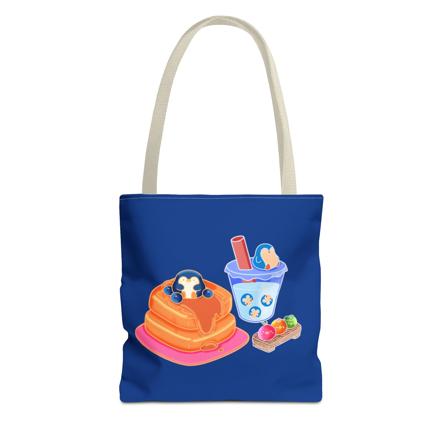 Penguin Breakfast Tote Bag (AOP)