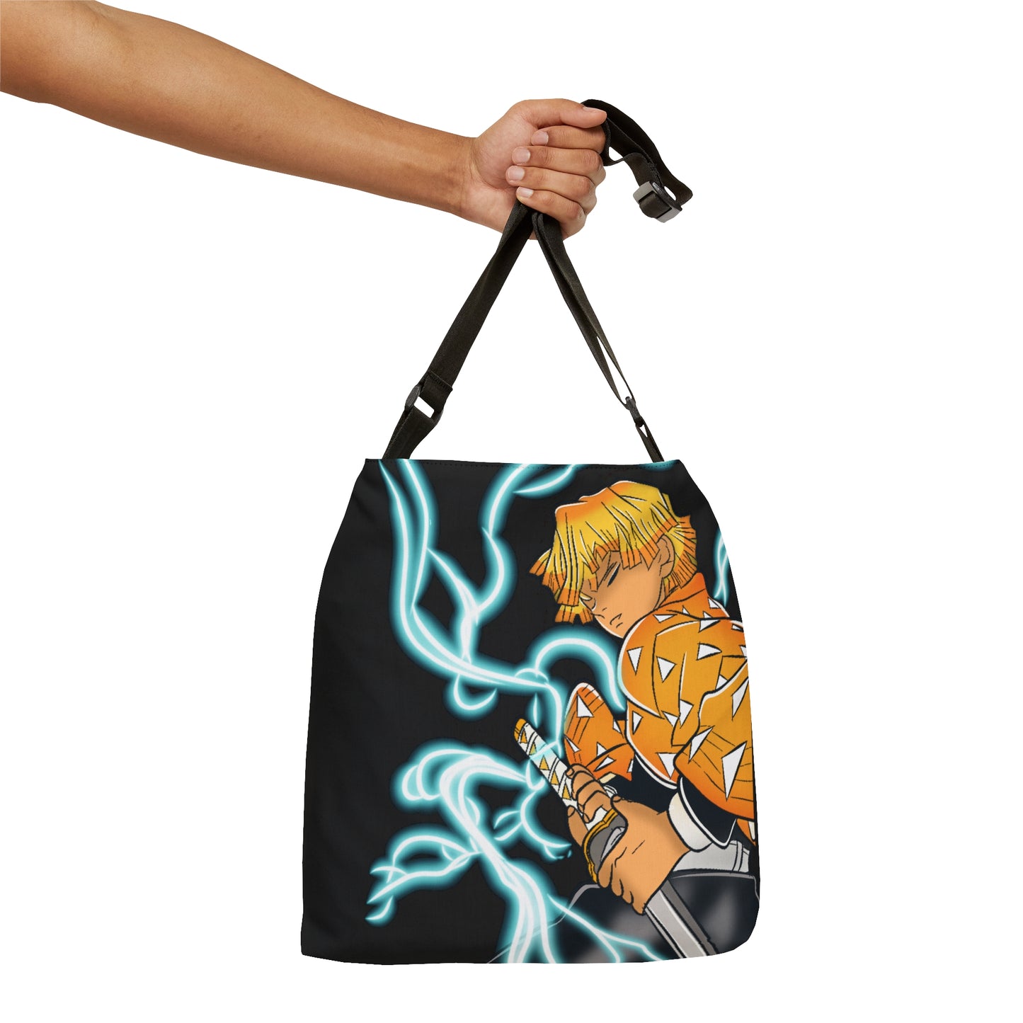 Lightning Breath Adjustable Tote Bag (AOP)