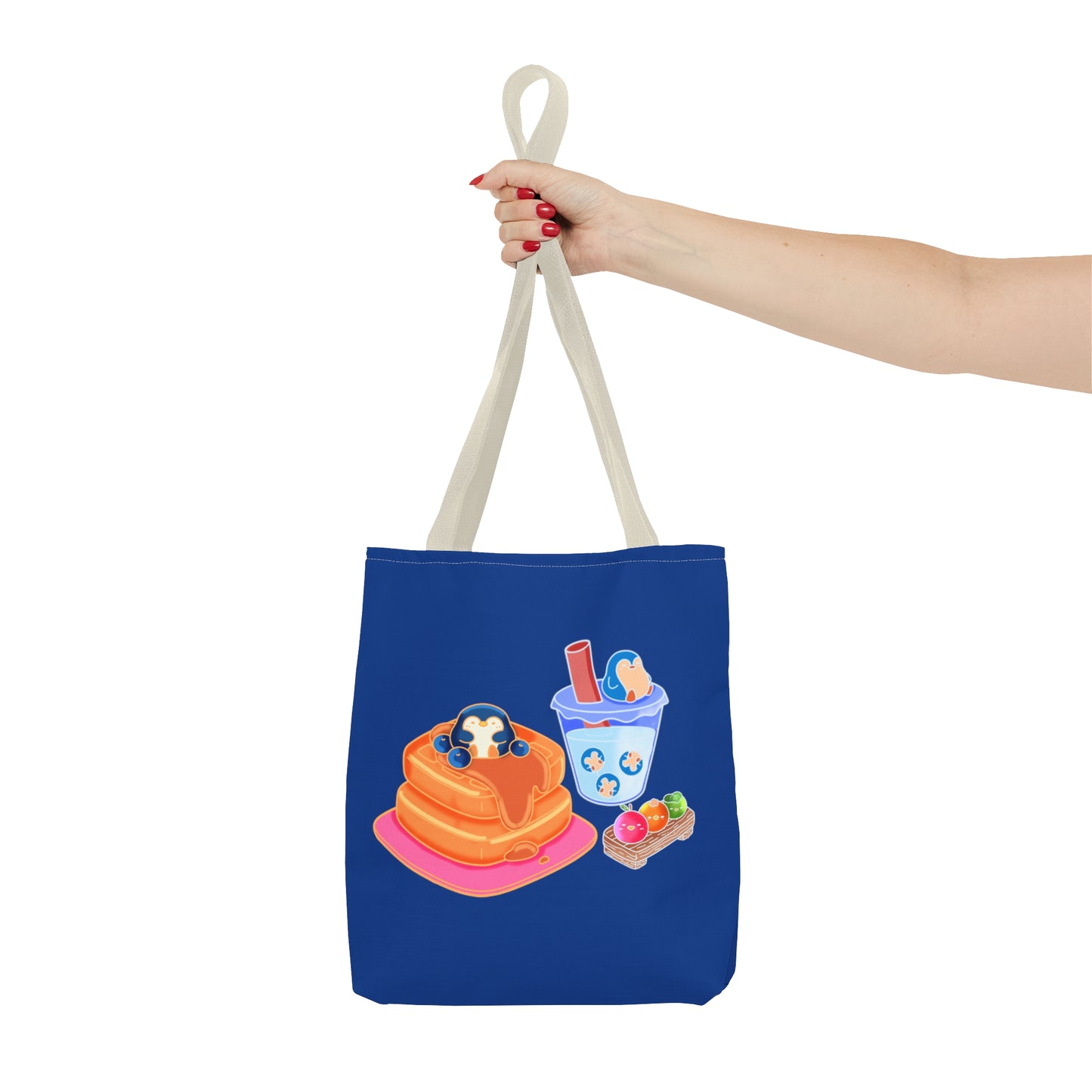 Penguin Breakfast Tote Bag (AOP)