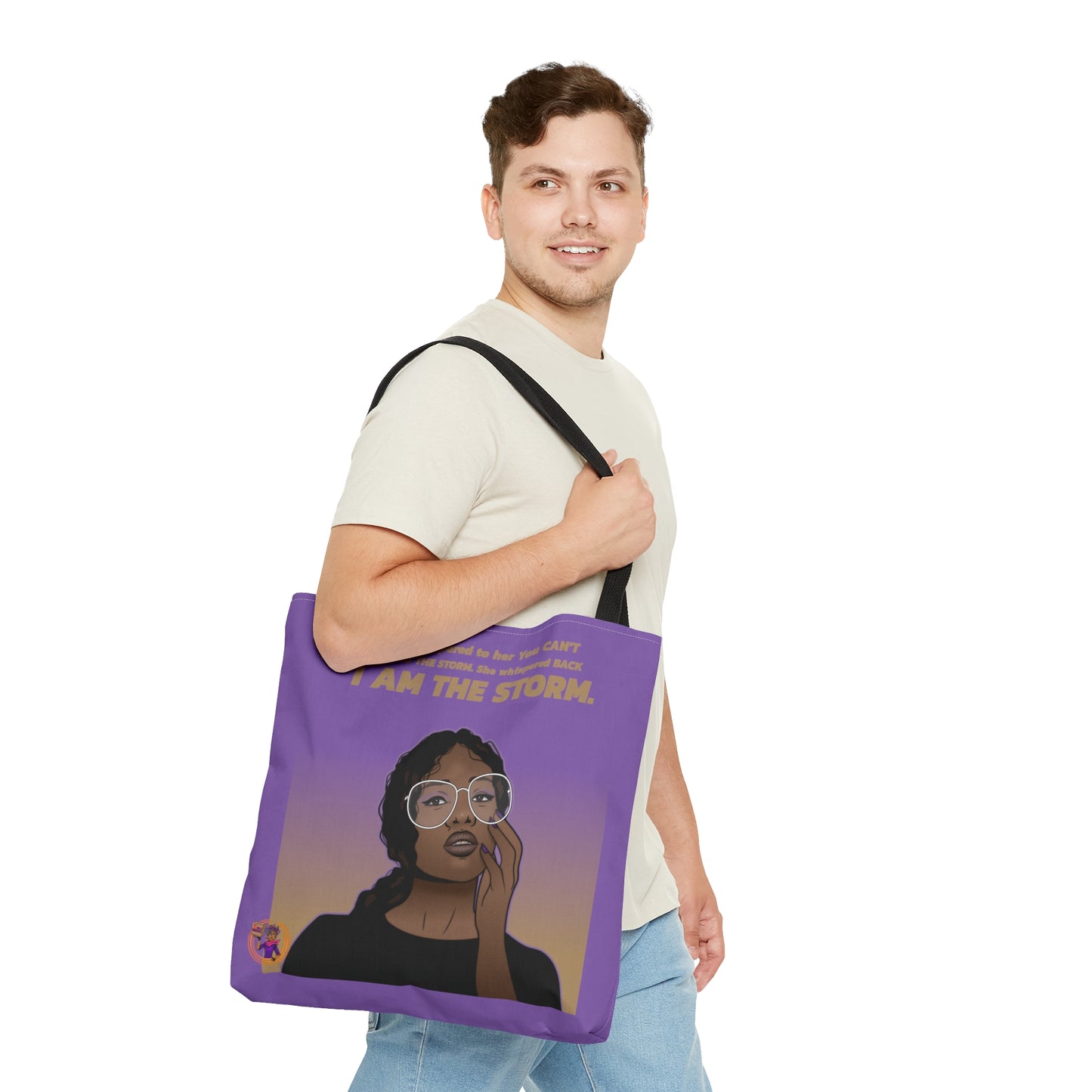 I am the STORM AOP Tote Bag