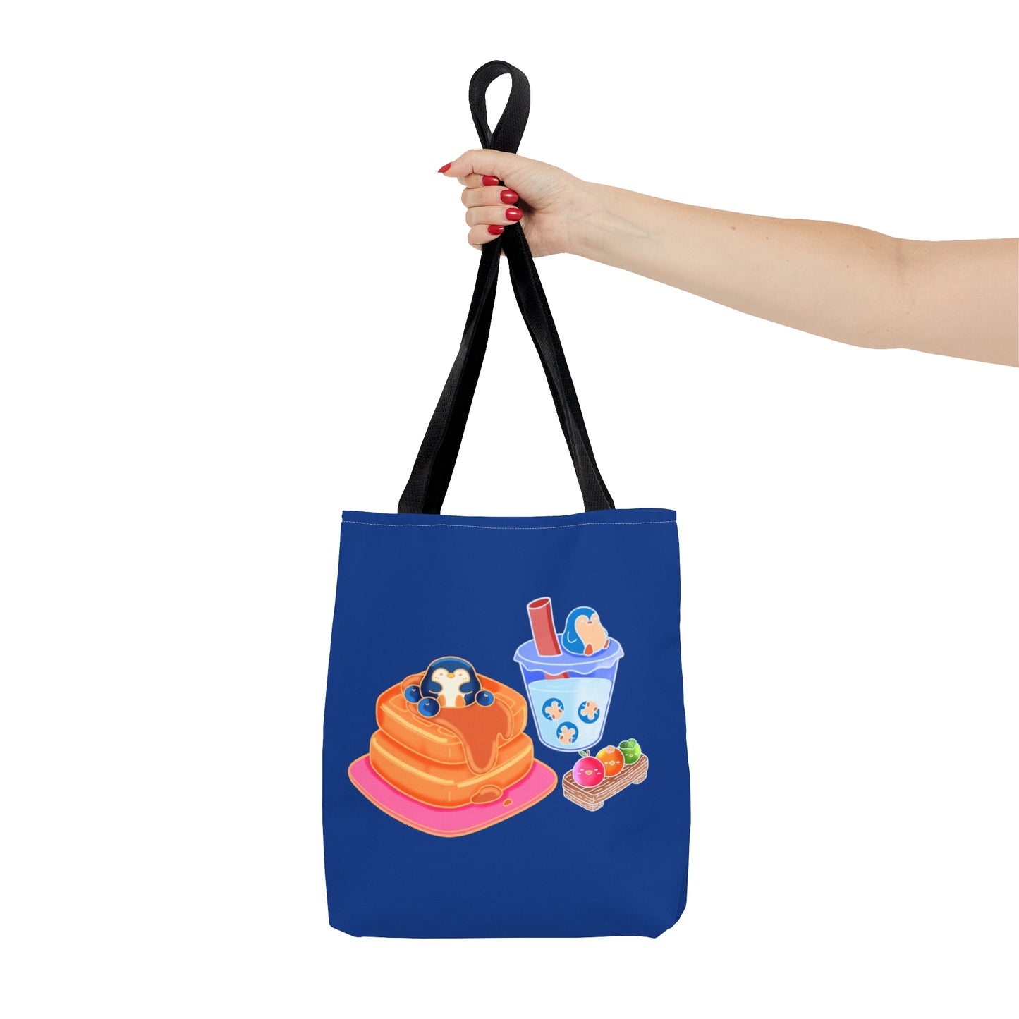 Penguin Breakfast Tote Bag (AOP)