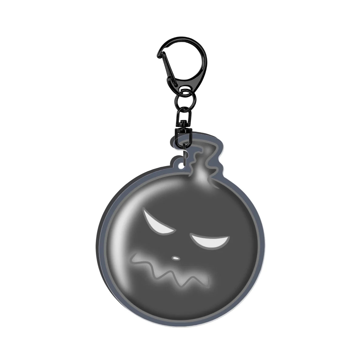 Black Soul Translucent Colored Acrylic Keychains