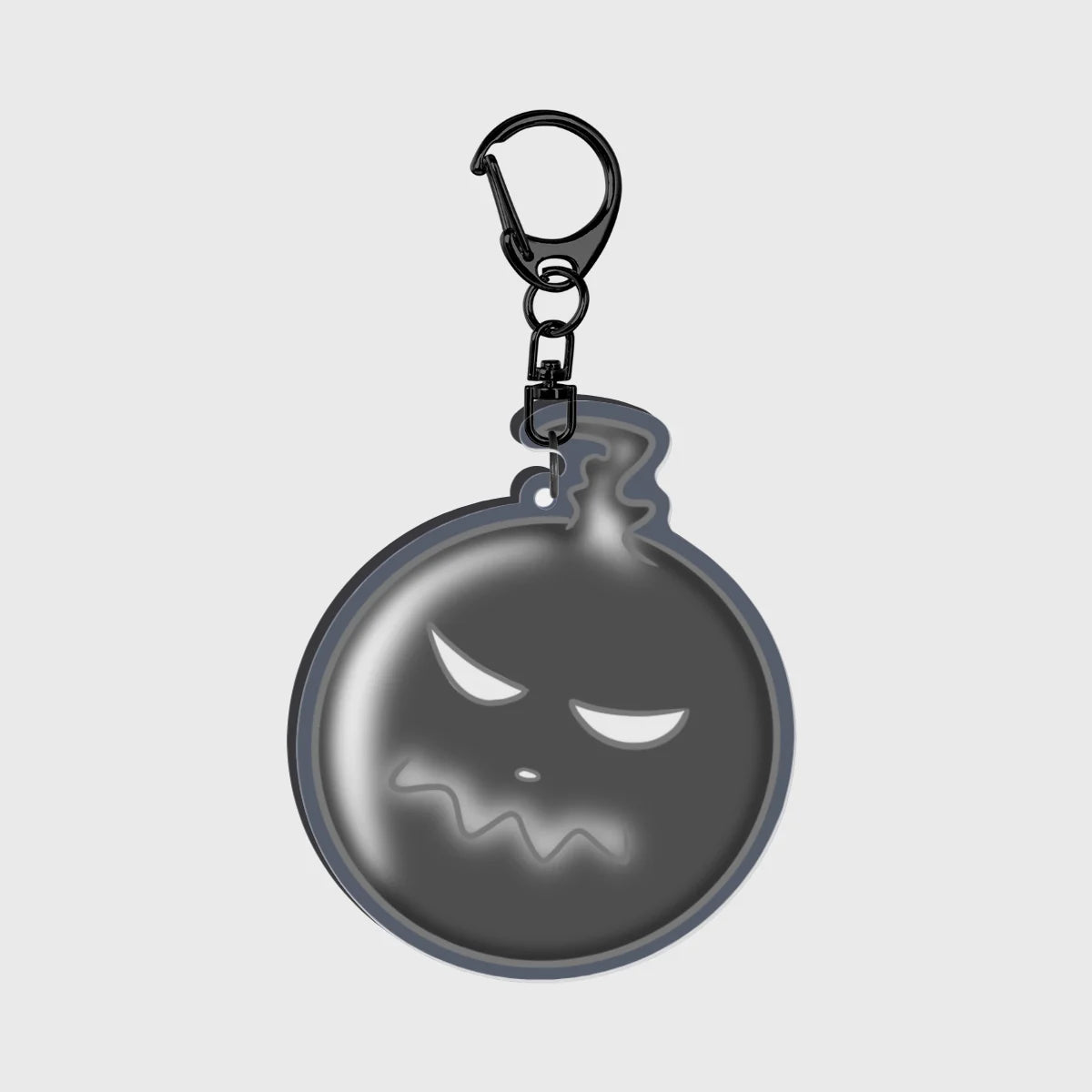 Black Soul Translucent Colored Acrylic Keychains