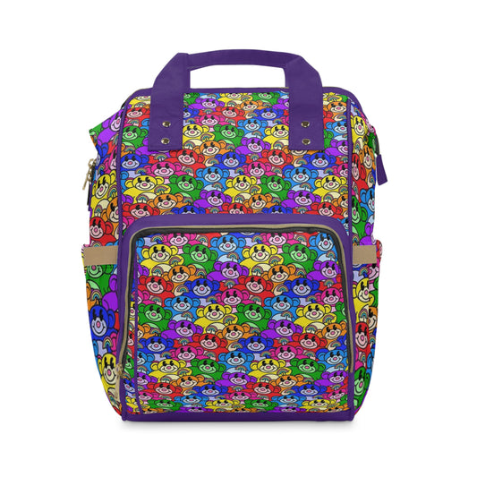 Rainbow Multifunctional Diaper Backpack