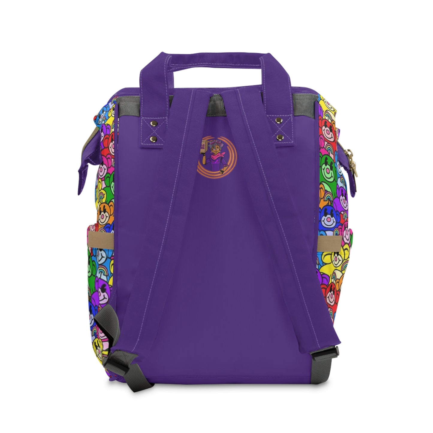 Rainbow Multifunctional Diaper Backpack
