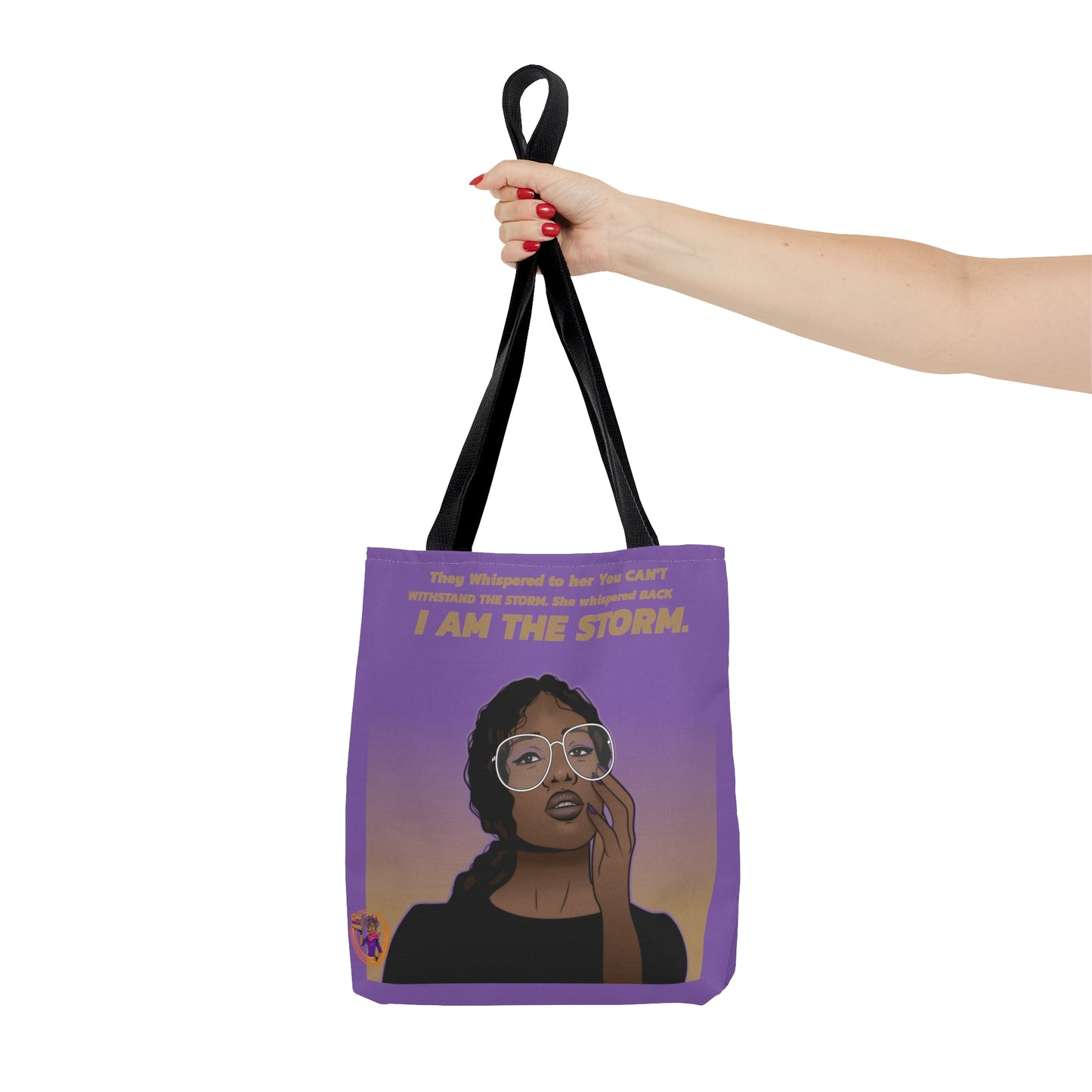 I am the STORM AOP Tote Bag