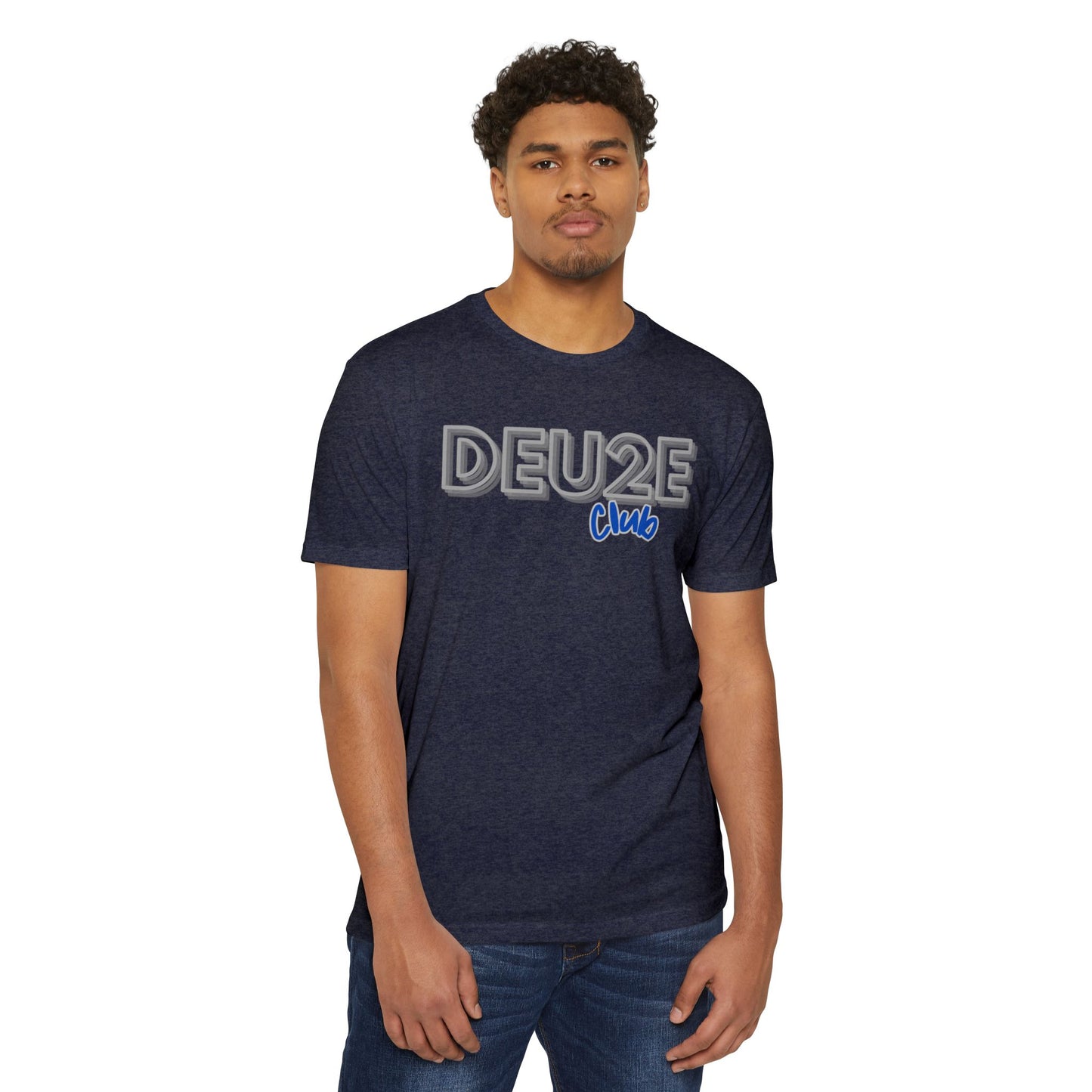 Deu2e Club Unisex CVC Jersey T-shirt