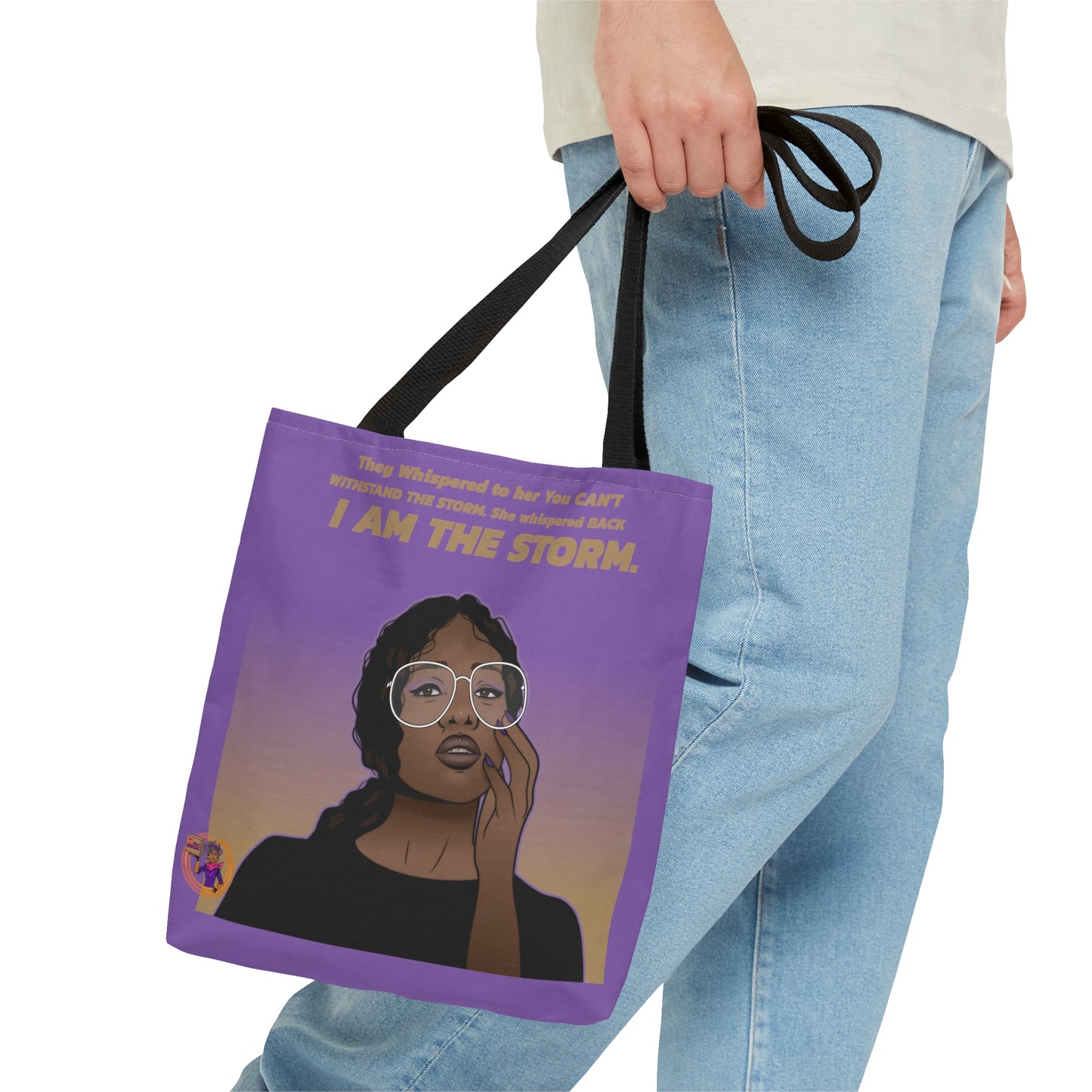 I am the STORM AOP Tote Bag