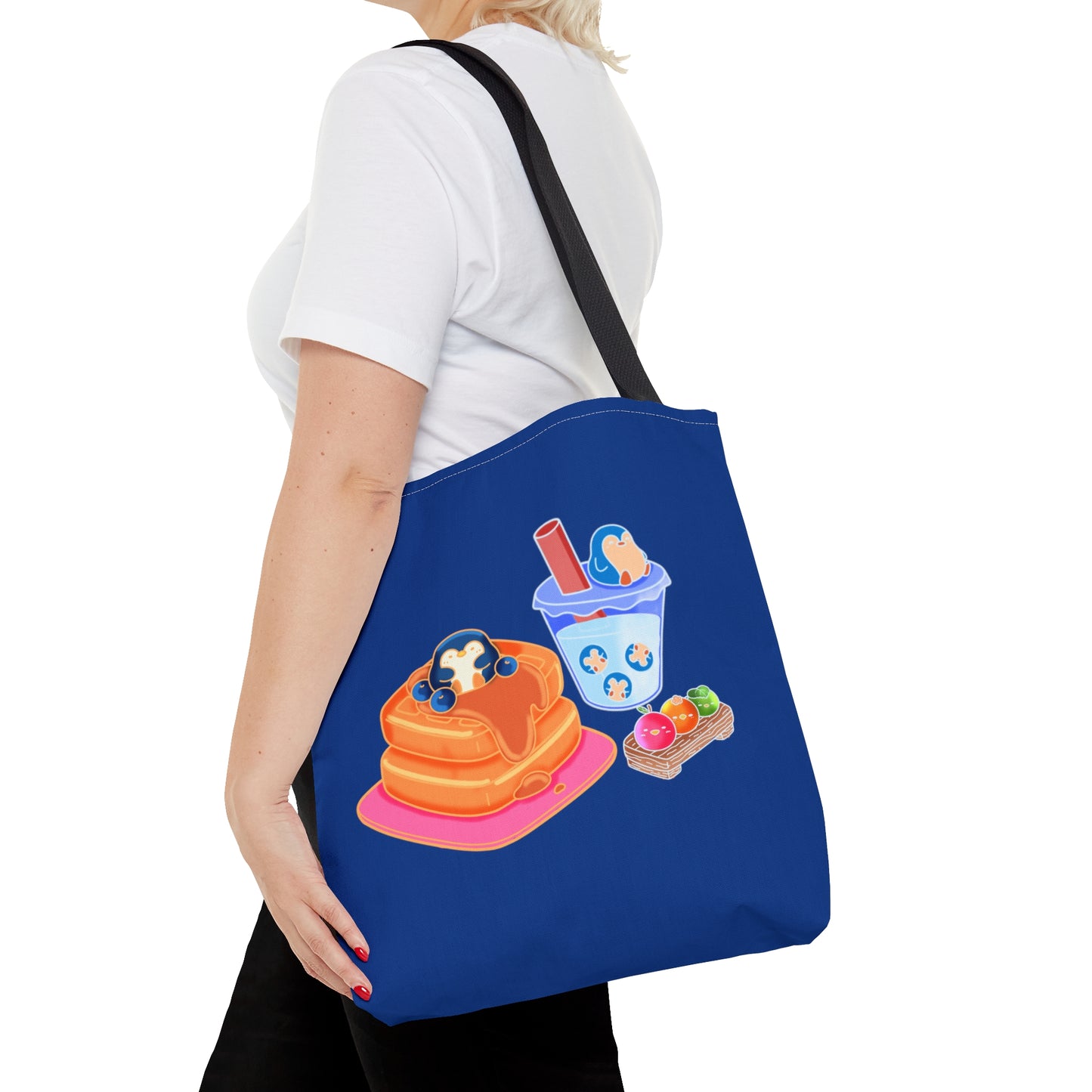 Penguin Breakfast Tote Bag (AOP)