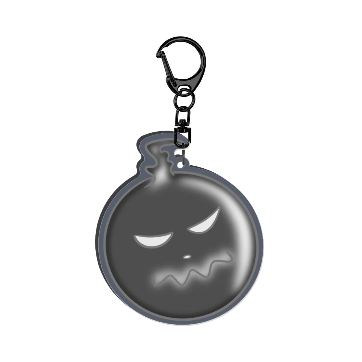 Black Soul Translucent Colored Acrylic Keychains