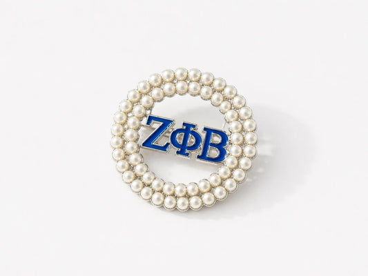 Zeta Pearl Brooch Pin