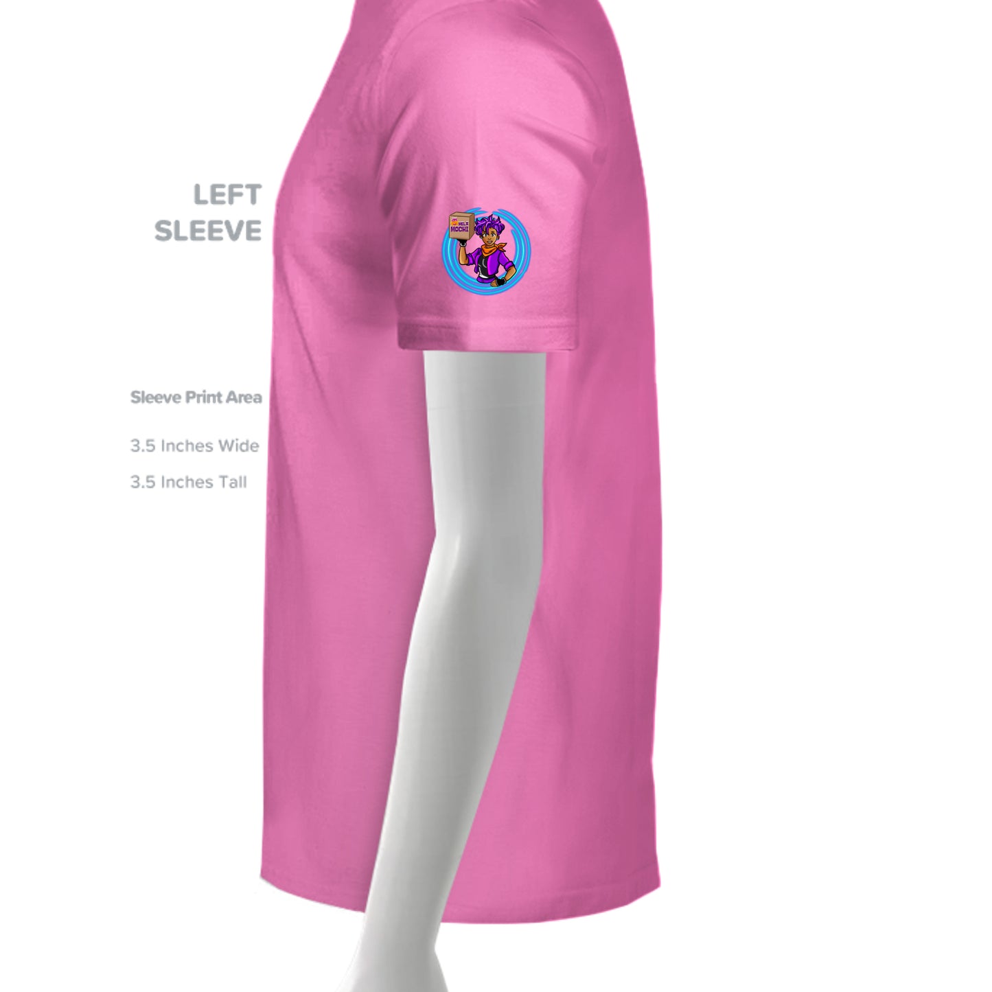 NEON PINK - C1717 - SLEEVE_LEFT
