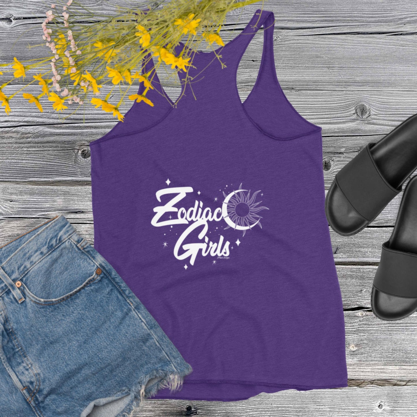 Zodiac Girls Gemini Women's Racerback Tank