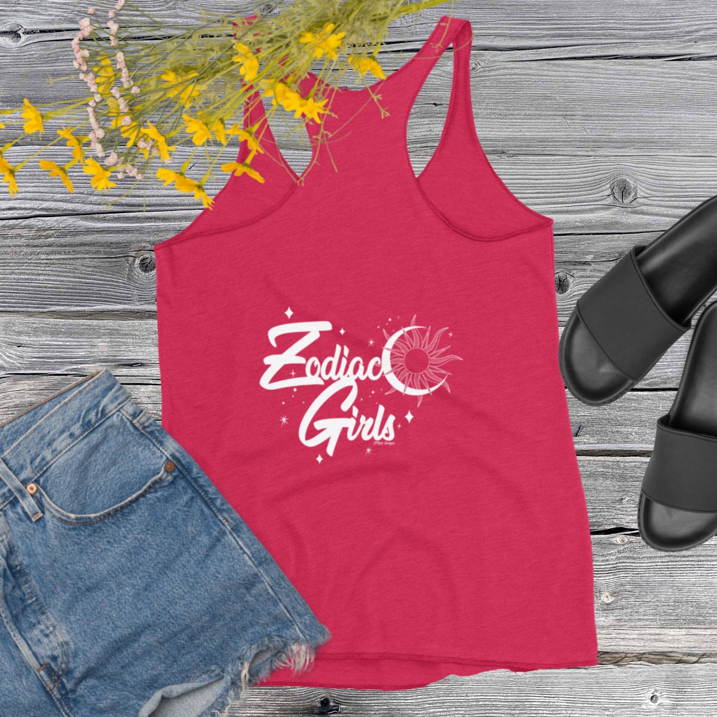 Zodiac Girls Gemini Women's Racerback Tank