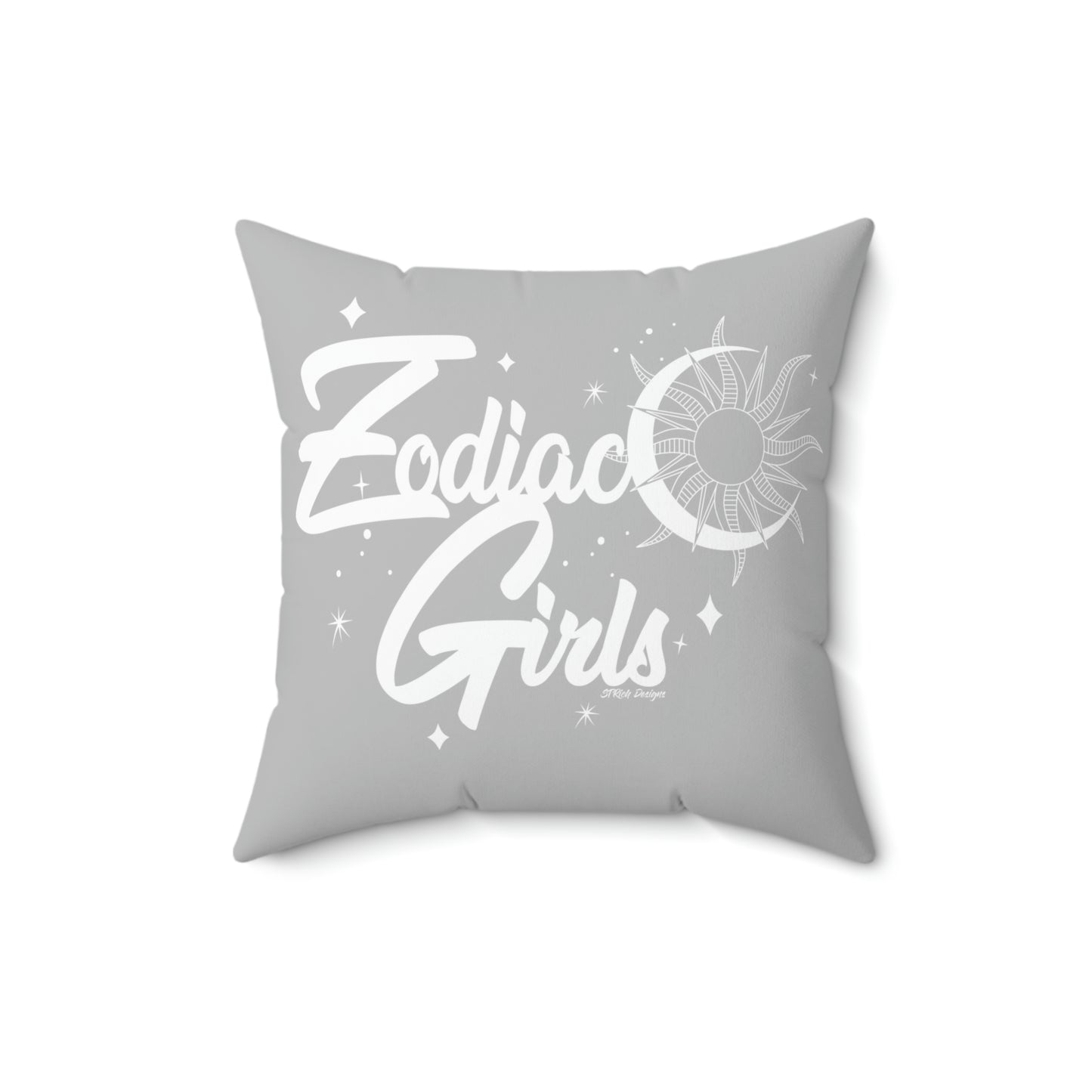 Zodiac Girls Aquarius Spun Polyester Square Pillow