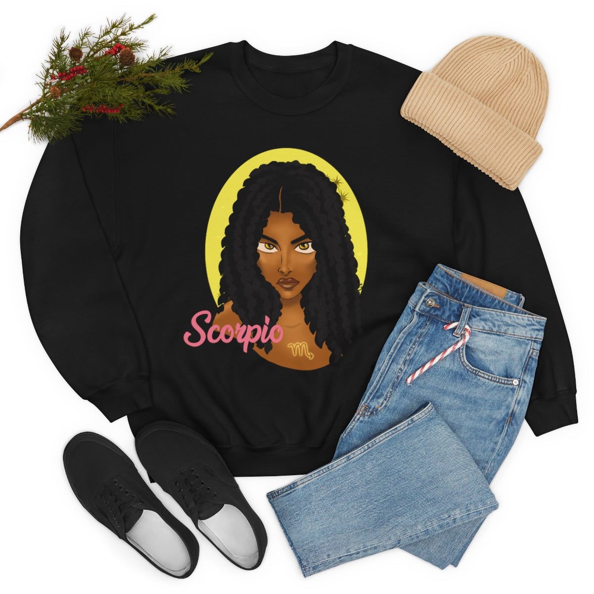 Zodiac Girls "Scorpio" Unisex Crewneck Sweatshirt