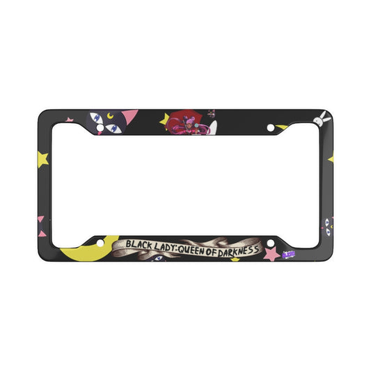 The Moon Kingdom: Black lady (Black) License Plate Cover