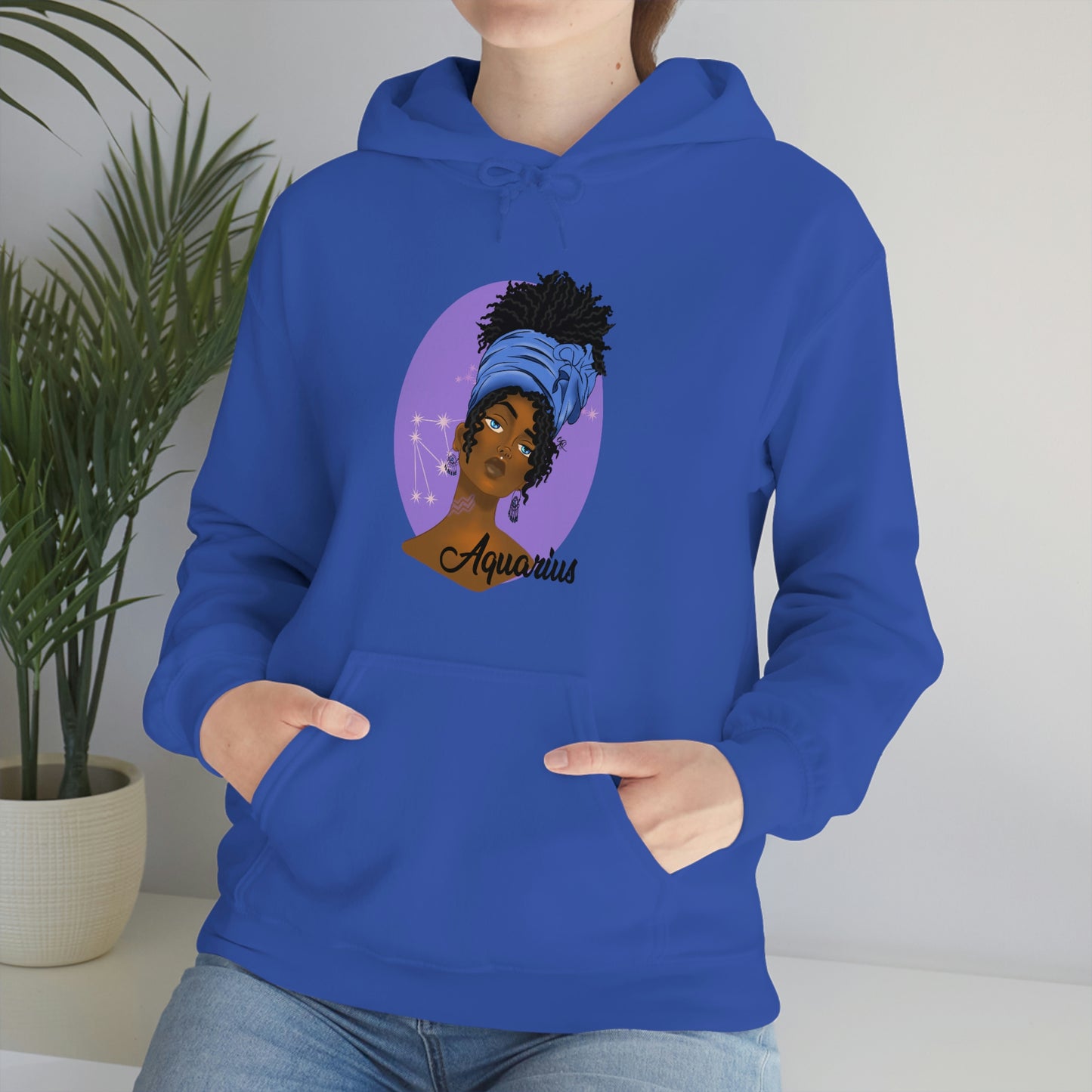 Zodiac Girls Aquarius Unisex Hooded Sweatshirt
