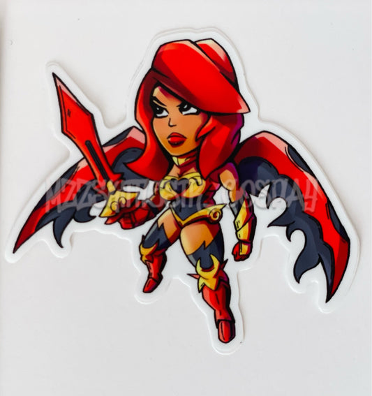 MzzSkittles - Erza Scarlet Die Cut Stickers "Preorder"