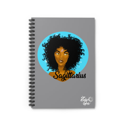 Zodiac Girls "Sagittarius" Spiral Notebook - Ruled Line